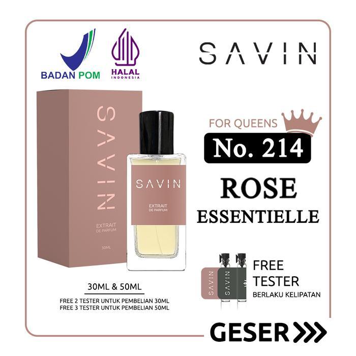 SAVIN PARFUM No. 214 Rose Essentielle Wanita Perfume