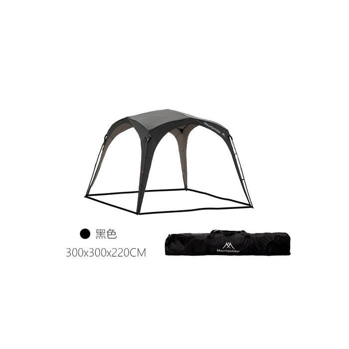 Tenda Dome Otomatis MOUNTAINHIKER  PERGOLA 6-7P Tenda Kanopi Shelter Camping Outdoor - Dome Hitam