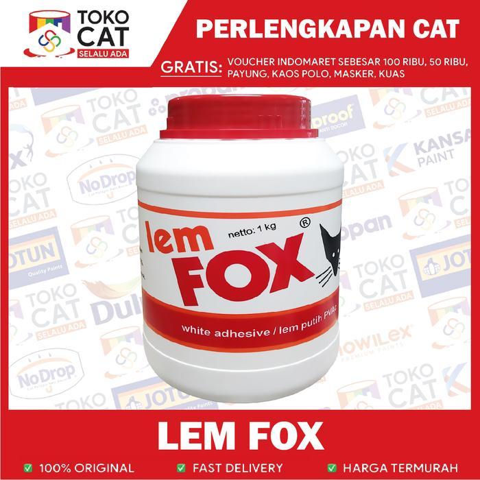 Lem Fox Putih 1 Kg / Lem Kayu Putih Fox / Lem Putih / Lem Serbaguna