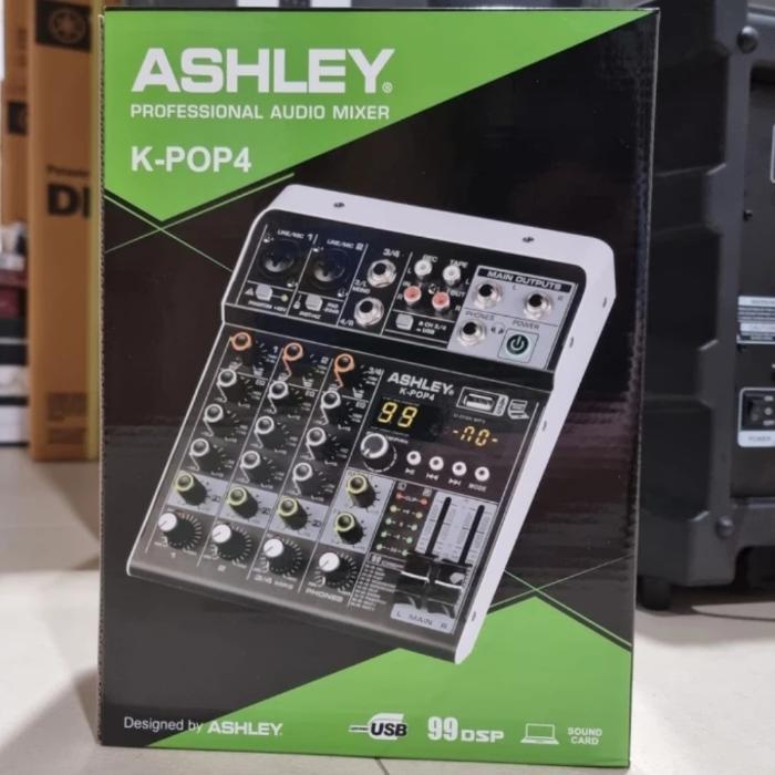 Premium Audio Mixer Ashley K-Pop 4 / Mixer K-Pop 4 Original Produk Ashley Original