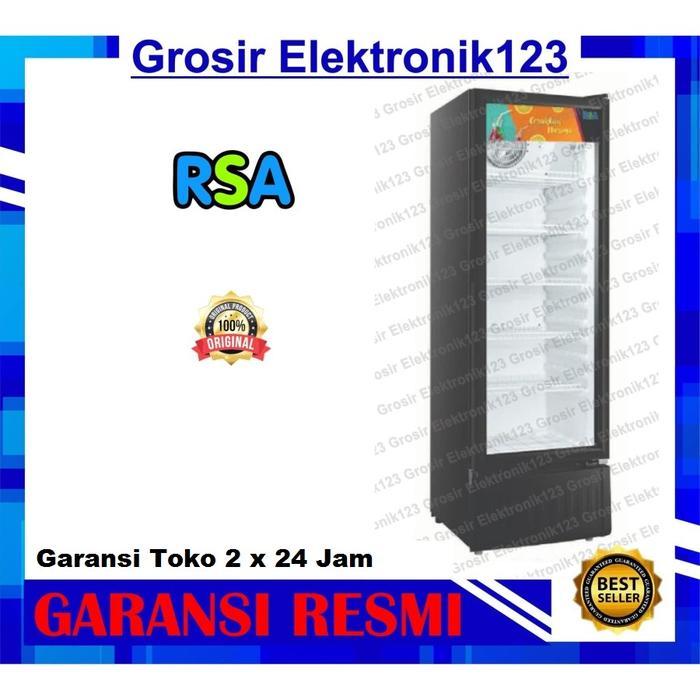 SHOWCASE RSA AGATE 300 PENDINGIN MINUMAN showcase 5 rak agate-300