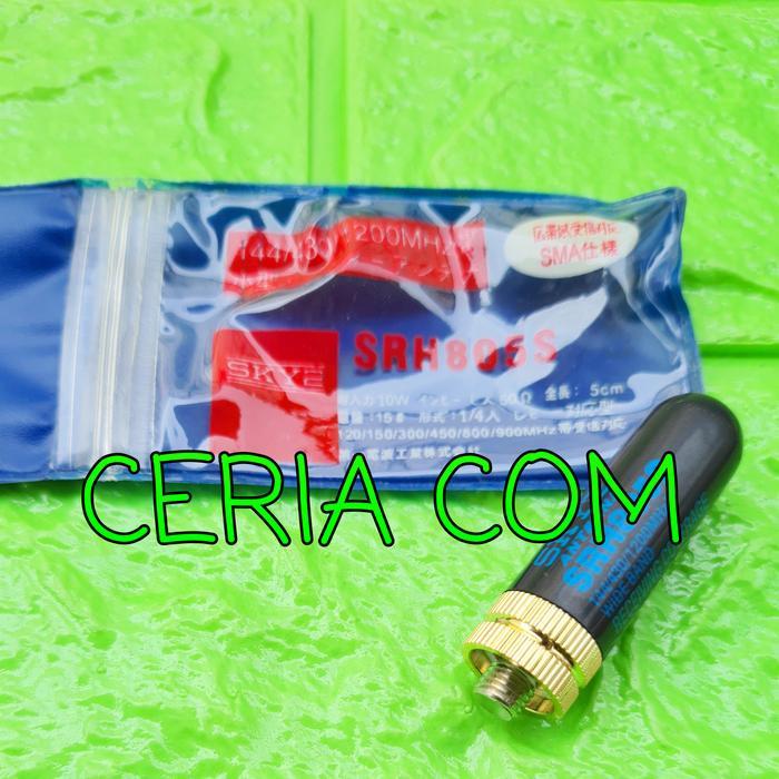 ANTENA MINI HT MOTOROLA VHF UHF DUALBAND SRH805S CP1300 CP1660 GP328