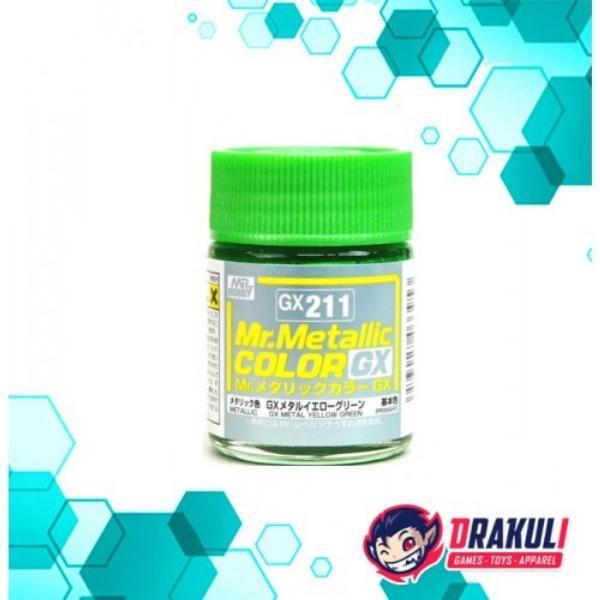 Mr. Hobby Mr. Metallic Color Model Kit Paint Metal Yellow Green Gx211