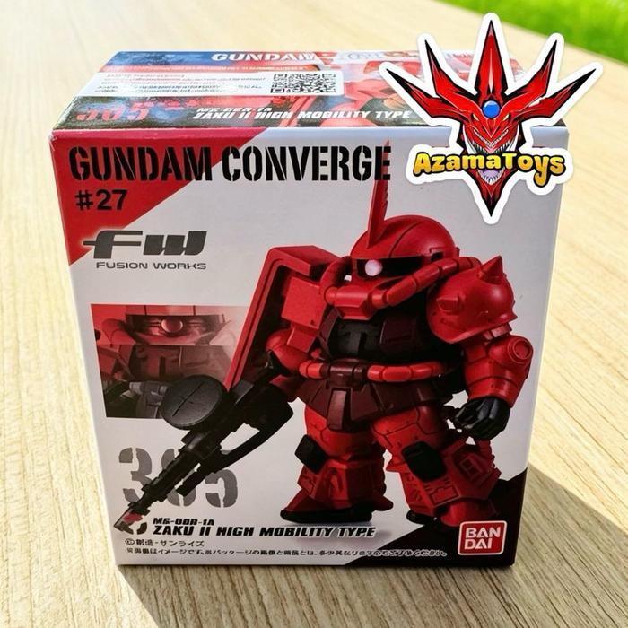 HOT SALE FW GUNDAM CONVERGE #27 MS-06R-1A 305 HIGH MOBILITY TYPE ZAKU II TERMURAH