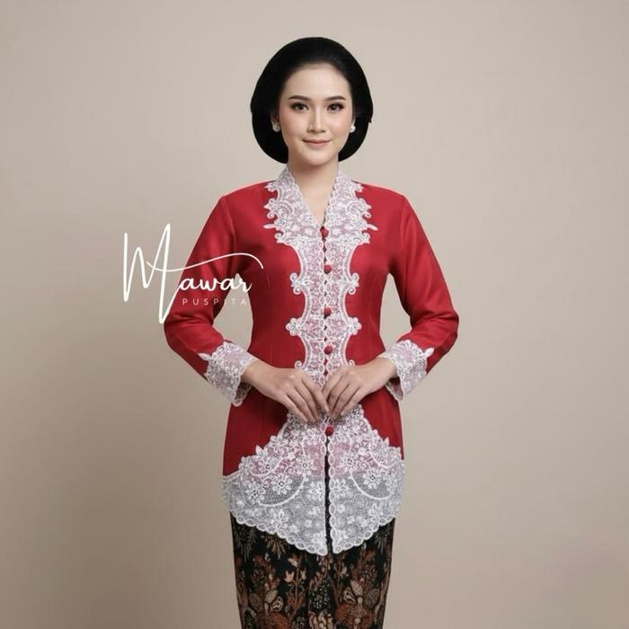 Kebaya Encim Sunda Edisi Kemerdekaan Merah Putih Terbaru