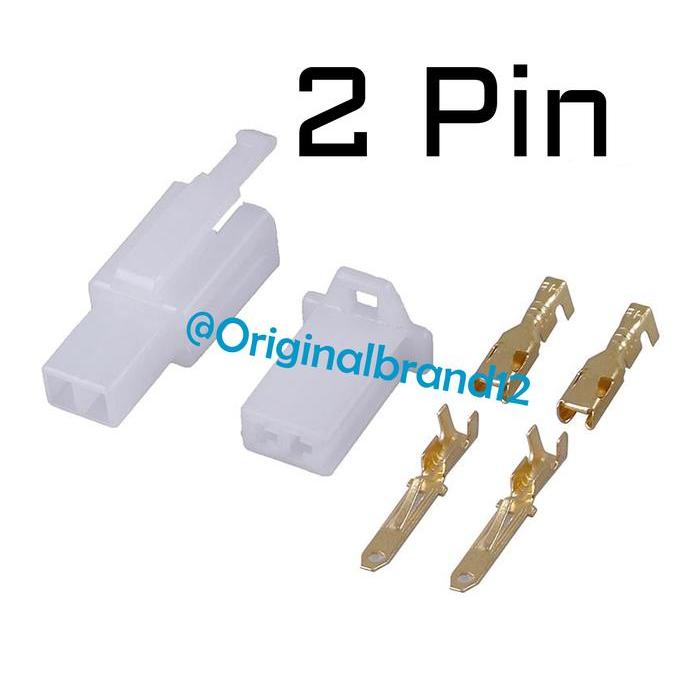Socket 2 - 9 pin Kecil + Skun / Soket Motor / Konektor /Kabel Motor