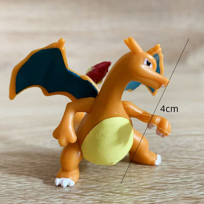 Kanto Starters Pokemon Charmander Bulbasaur Squirtle Psyduck Anime Action Toy Figures Doll Model