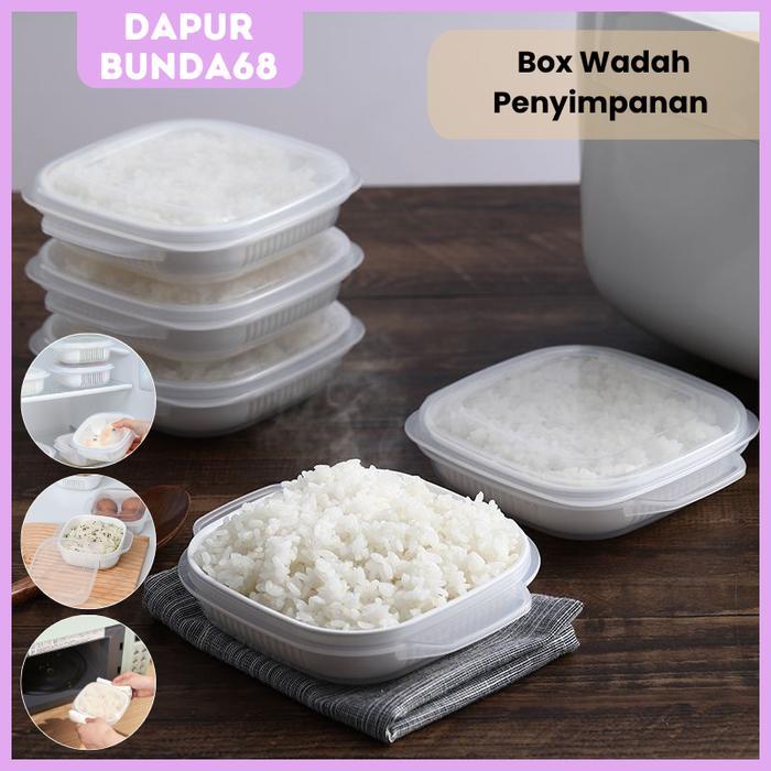 DB68 Kotak Makan Bekal Mini Tempat Nasi Lunch Box Wadah Nasi/ Wadah Penyimpanan Makanan/Wadah