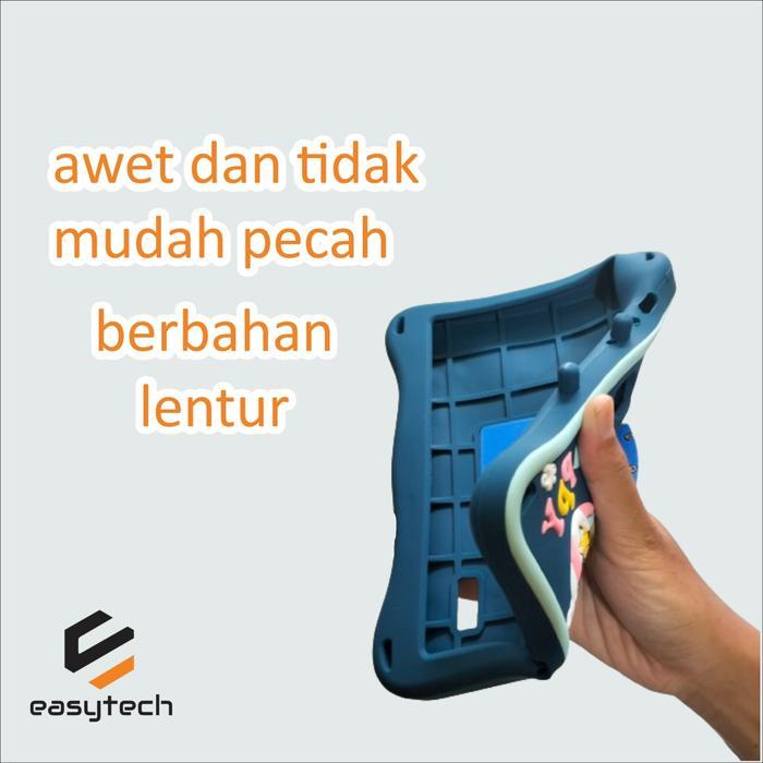 Official Soft Case Easytech Tablet /Cover Pelindung Tablet Anak /Stylus Pen/Tali Strap Original