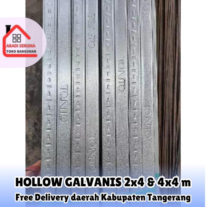 BESI HOLO HOLLOW GALVANIS HOLO BAJA RINGAN HOLLO GYPSUM 2x4 & 4x4 ANTI KARAT TAHAN LAMA