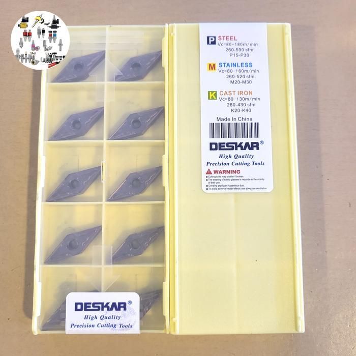 VNMG 160404 MA LF6018 DESKAR MATA BUBUT VNMG 160404 INSERT BUBUT VNMG 160404 INSERT BUBUT DESKAR