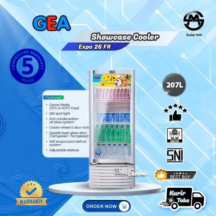 SHOWCASE GEA EXPO 26 FR CHILLER GEA LEMARI PENDINGIN