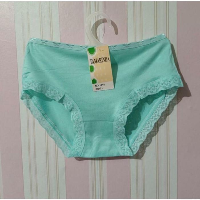 Best Seller 1 Lusin Cd Tamarinda Renda Bawah Bahan Katun Premium Premium