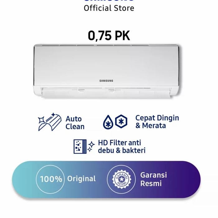 AC SAMSUNG 3/4 PK LOW WATT 07NRF +PASANG DAN INSTALASI