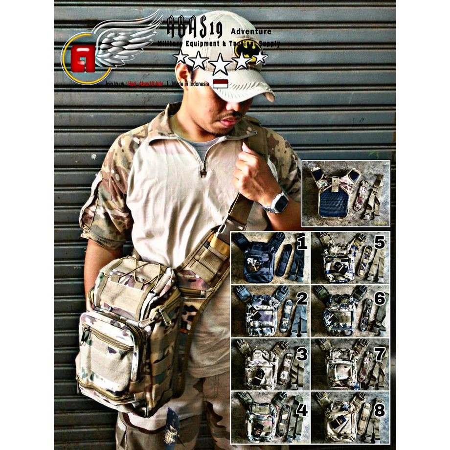 Tas Slempang 803 Silver Knight