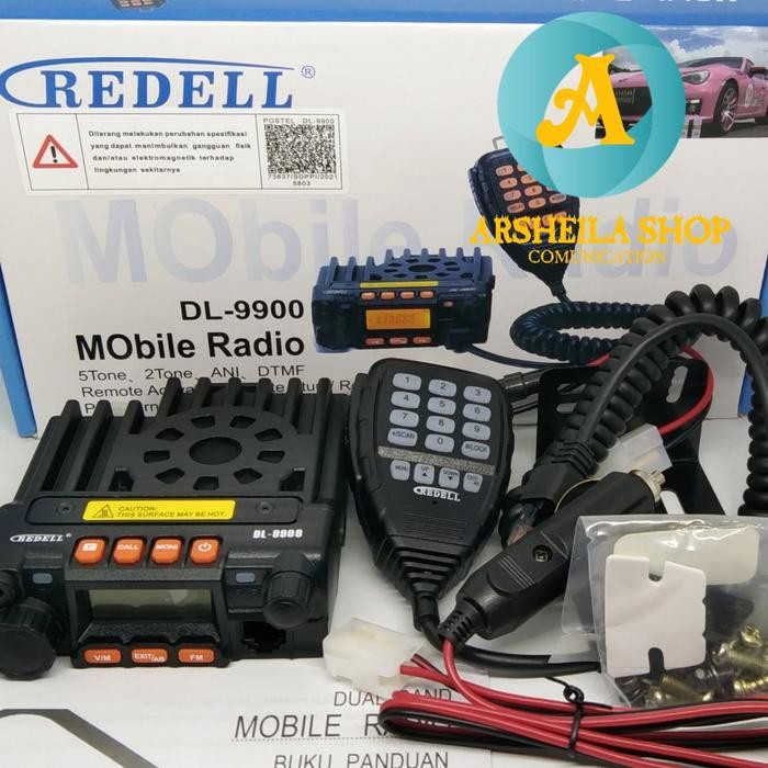 Radio Rig mini dual band 25 watt Redel DL 9900 bergaransi