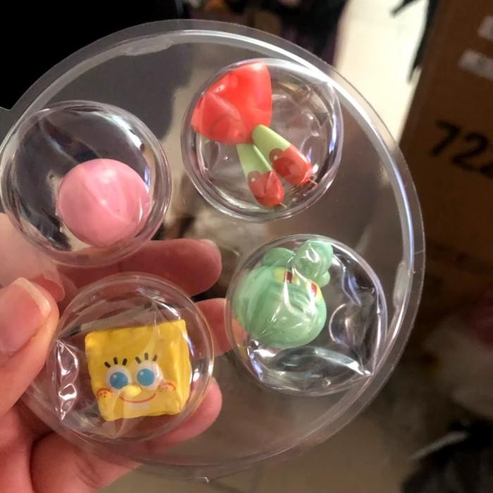 Ohsome Spongebob Blind Box Gacha Blind Bag / Mainan Gacha Isi Figure Mini Lucu / Spongebob Blind Bag