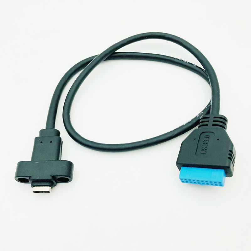Connectors Usb3.0 20/19Pin To Type-C Single Port Usb 3.1 Type C Usb-C Female To Usb 3.0 Motherboard