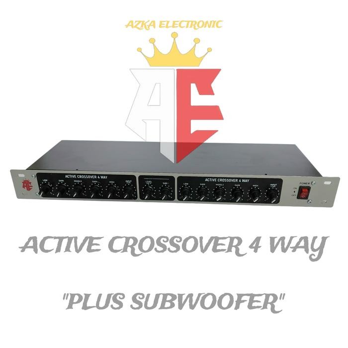 Crossover Aktif 4 Way Plus Subwoofer