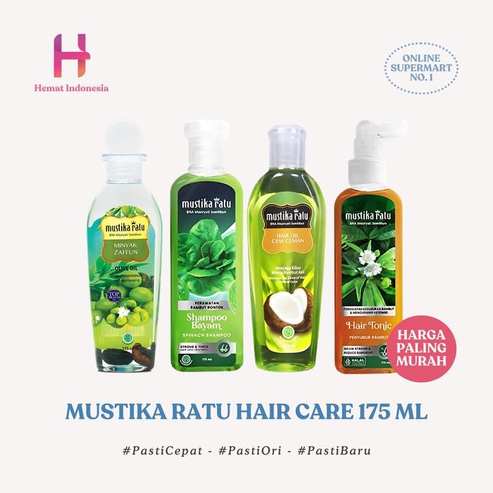 MUSTIKA RATU 175 ML HAIR CARE PACK ZAITUN TONIC CEM CEMAN SHAMPO BAYAM