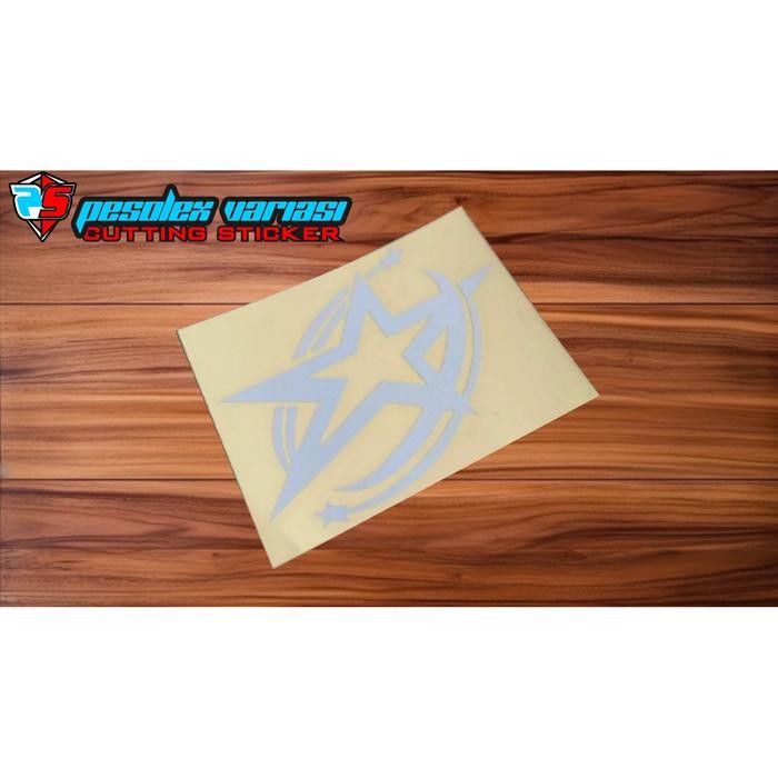 

ORIGINAL stiker cutting bintang V3 stiker aksess motor aero READY STOCK