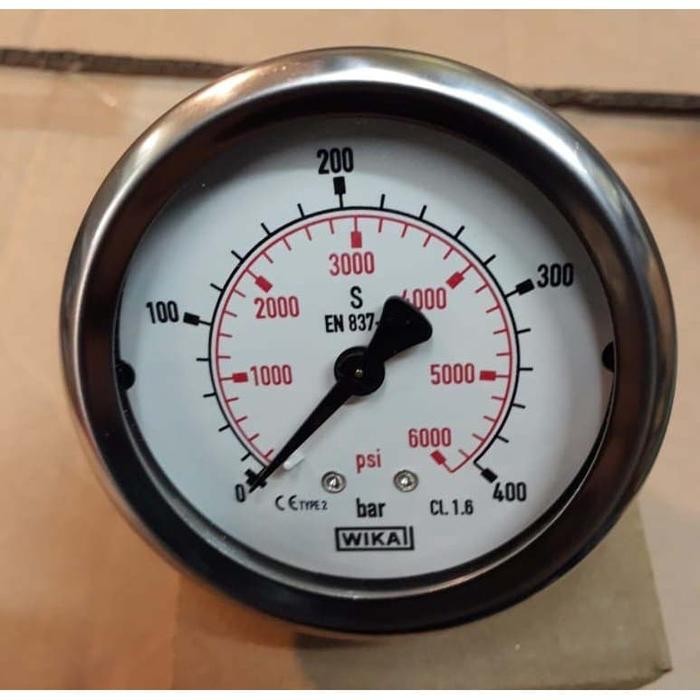 Pressure Gauge Wika 2.5" Manometer Model Payung Bar / Psi