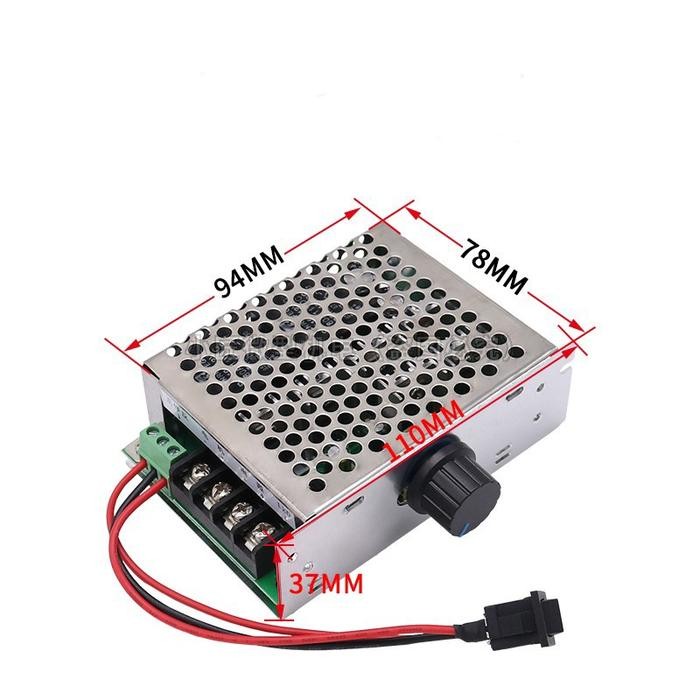 DIMMER 40A DC 12V24V48V PWM DC SPEED REGULATOR PLUS BOX
