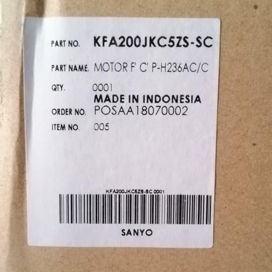SPARE PART MOTOR FRAME COMPLETE POMPA AIR SANYO PH-236 AC & PWH-236 C