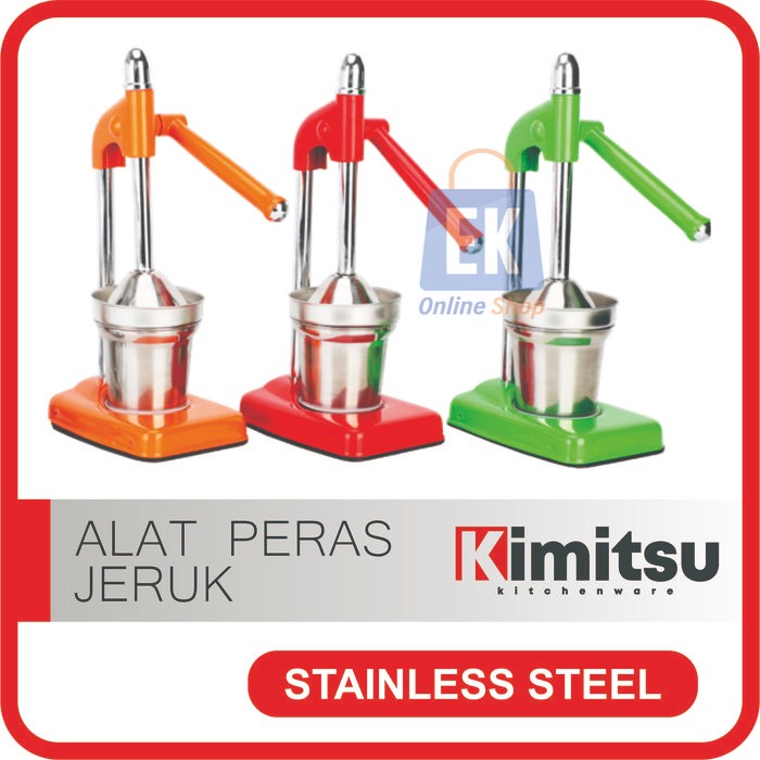 Alat Peras Jeruk Stainless Kimitsu Kjm-102 Alat Peras Jeruk Manual Alat Peras Jeruk Besar Alat Peras