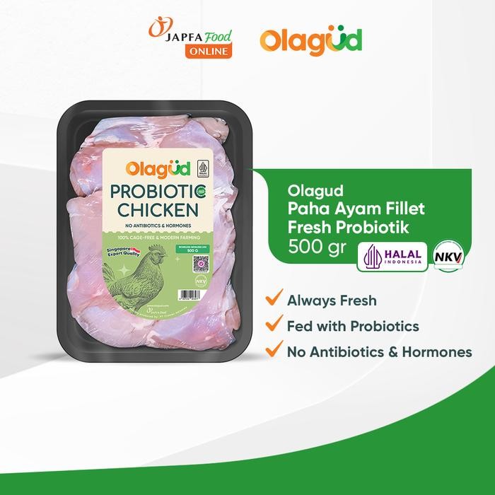 

Pilihan- [Ready Stock] Olagud Paha Ayam Fillet Fresh Probiotik 500 Gr