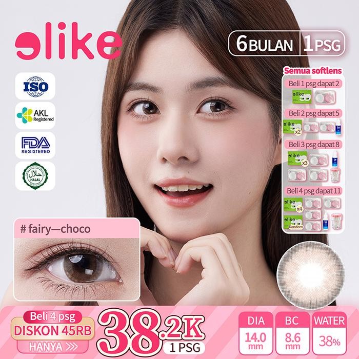 Pilihan- Elike sweety series Contak Lensa Warna Diameter 14.2 Mm Softlens