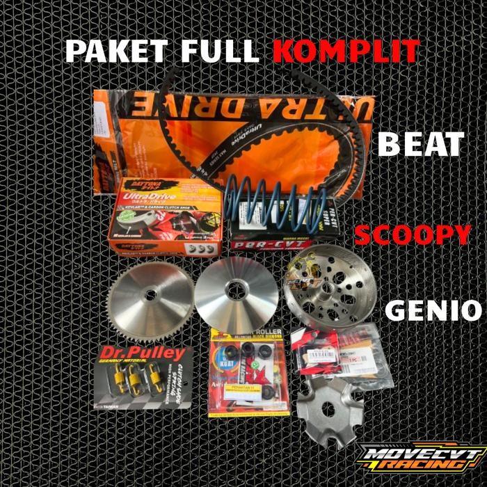PAKET KOMPLIT UPGRADE CVT BEAT PAKET KIRIAN SCOOPY ESP UPGRADE CVT