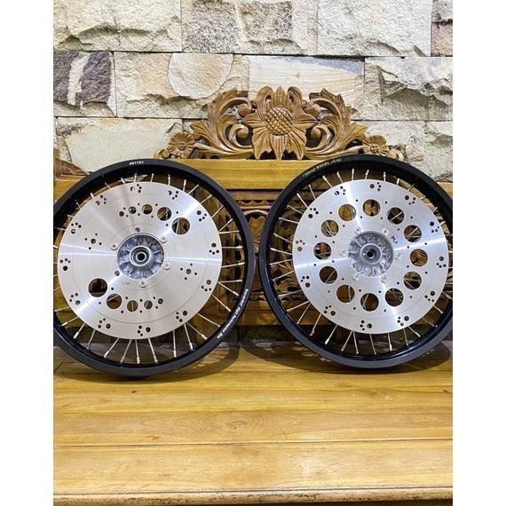 Cuci Gudang piringan stanlise KLX piringan kumis stanlis pnp KLX lebar 320mm