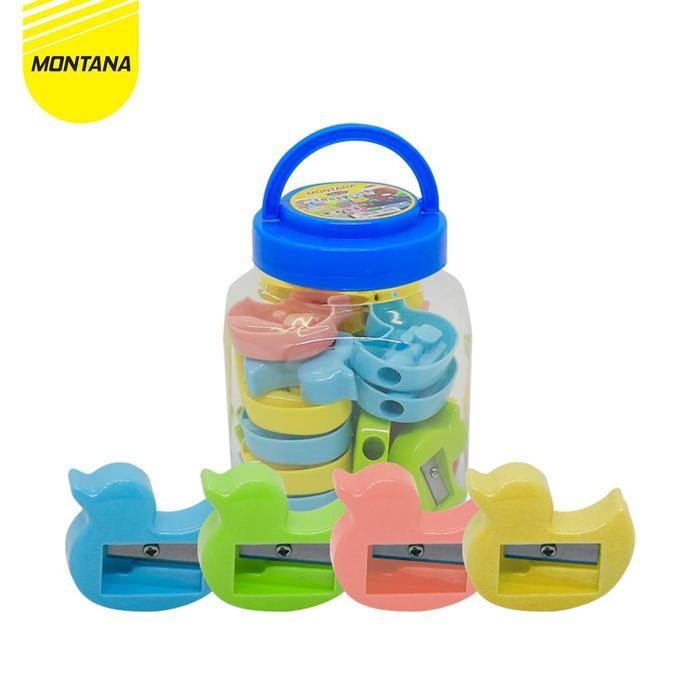 

MONTANA Rautan Serutan Pensil 1 Set 24 Pcs Free Toples Sharpener Motif Animal TSJ-24