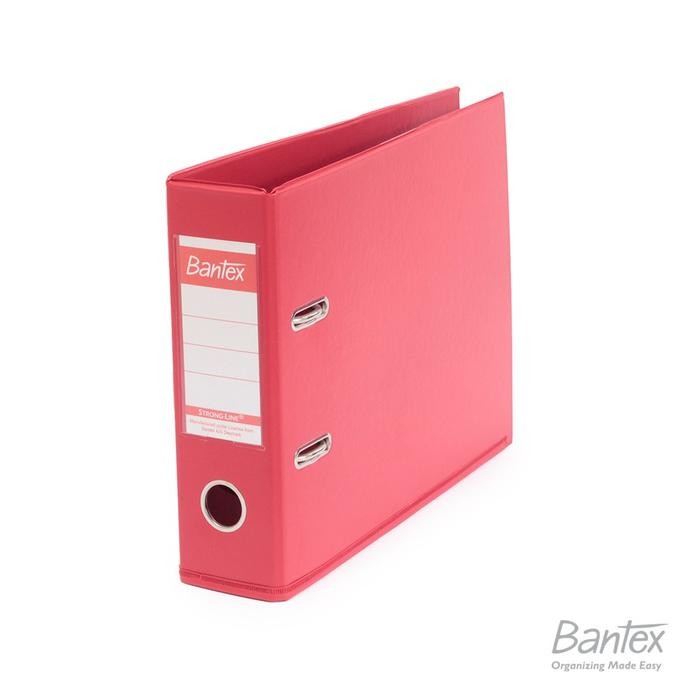 

Bantex Ordner Kwitansi/A5 7cm Plastic Lever Arch File Red #1452 09