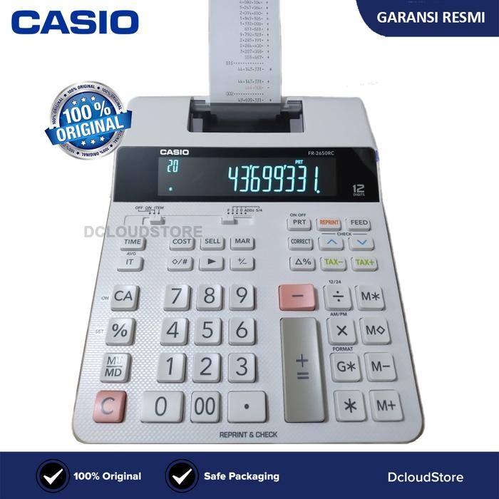 

Kalkulator Kasir Printing cocok untuk Toko dan Kantor Original CASIO Mesin Kasir Printer