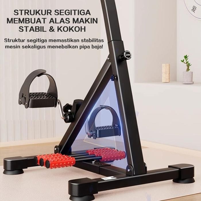 SEPEDA STATIS STATIS-ALAT TERAPI STROKE KAKI DAN TANGAN DUAL EXERCISER SEPEDA TERAPI SEPEDA /