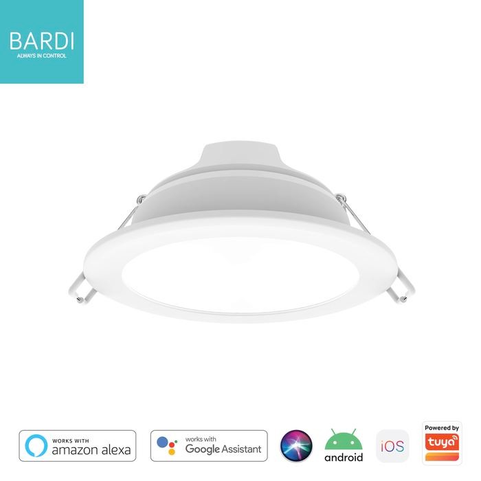 BARDI DOWNLIGHT PANEL 14W RGBWW - LAMPU PINTAR SMART Bluetooth