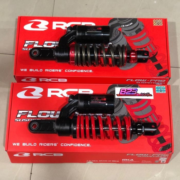 Shock Rcb Flow Pro 300Mm Matic Single Mio Fino Scoopy Beat Karbu Double Klik Kompresi Ribon