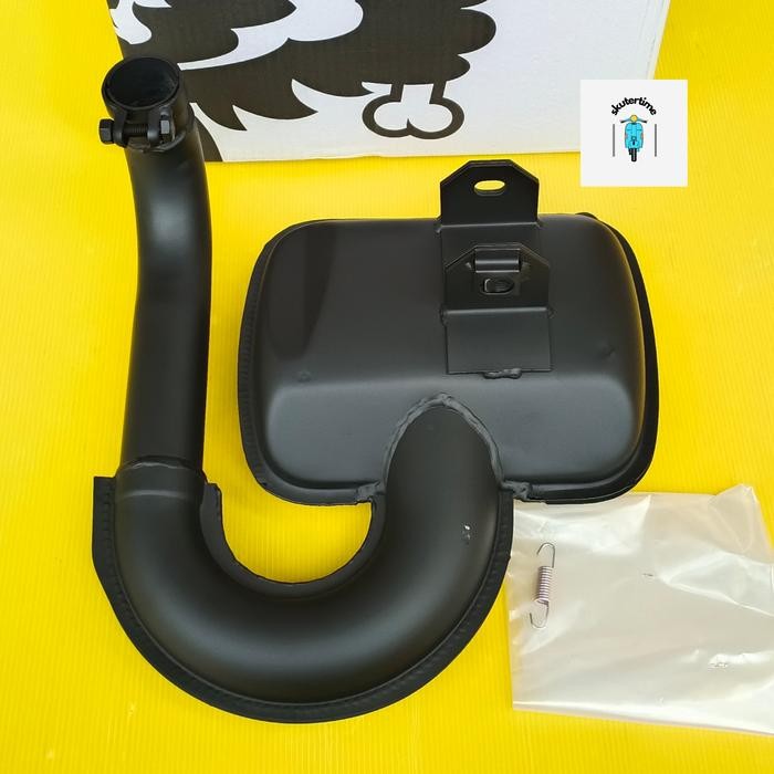 KNALPOT VESPA BIGBOX MALOSSI 150CC ITALY UNTUK VESPA PX EXCEL SPRINT DKK