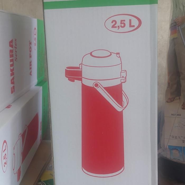 Termos Pencet 2500Ml Elephant - Termos Air Panas - Termos Air Pencet