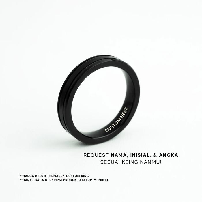 Pilihan- Kuze Original Cincin Tungsten / Ring - Nelson