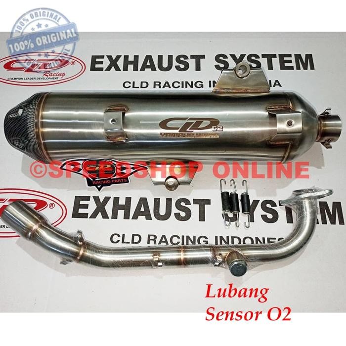 knalpot cld yamaha nmax 2020 original c2 standar racing stainless [mutu terbaik]