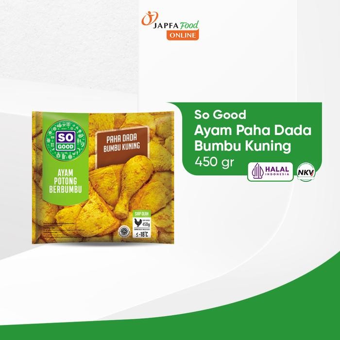 

Pilihan- So Good Ayam Paha Dada Bumbu Kuning 450Gr
