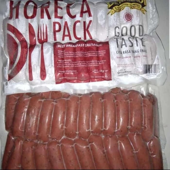 

Pilihan- Sosis Bernardi Horeca Beef Breakfast Coctail Sapi Bandung 1 Kg Murah