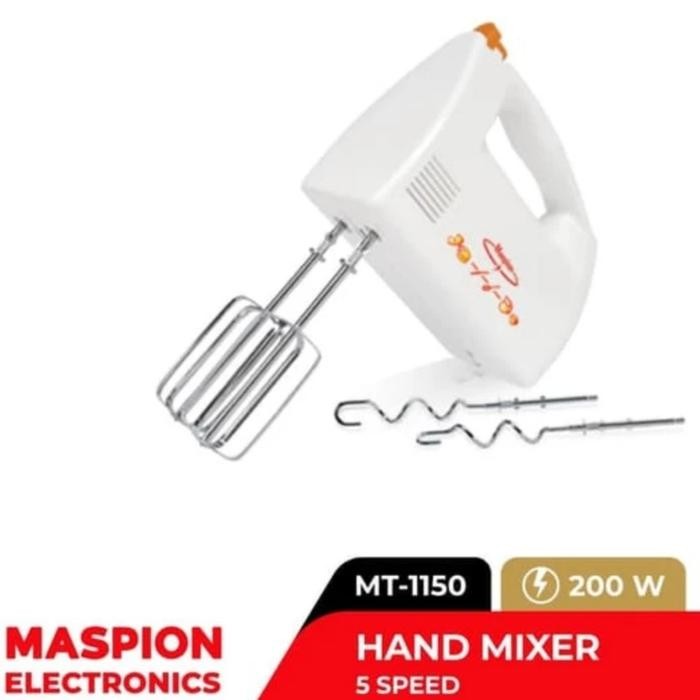 Maspion Mt 1150 Hand Mixer / Pengaduk Adonan Mt1150 Maspion Mixer Hand