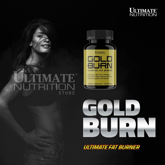 Ultimate Nutrition Gold Burn NEW suplemen fitness / suplemen gym / suplemen protein / massa otot