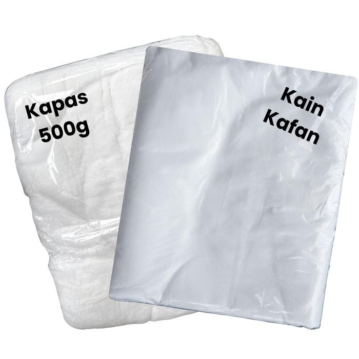 

KAFAN MATI (IKHWAN) - PAKET KAIN KAFAN LENGKAP DAN TERJANGKAU KODE 123