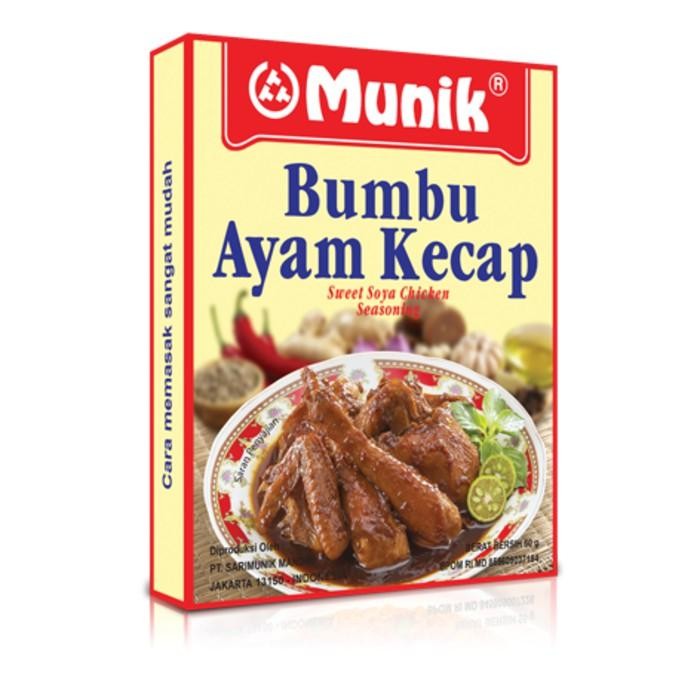 

Stok Baru Bumbu Masak instant Bumbu Munik Ayam Kecap 60 Gr Pasti Enak