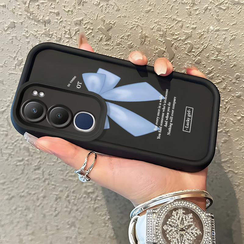 Casing Hp Untuk VIVO Y19s Y29 5G Y19s Pro Case Pita dasi Softcase Silikon Kesing Rasakan mesin telan